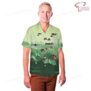 US Army 82nd Airborne Division Paratroopers Jump Into Latvia Hawaiian Shirt 3