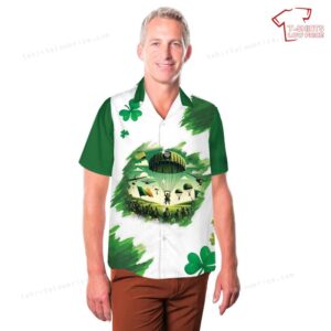 US Army 82nd Airborne Division St Patricks Day Hawaiian Shirt 3