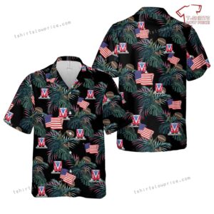 US Army 82nd Brigade Engineer Unit Crest Hawaiian Shirt