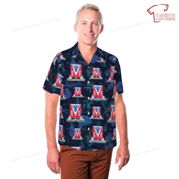 US Army 82nd Engineer Battalion Hawaiian Shirt