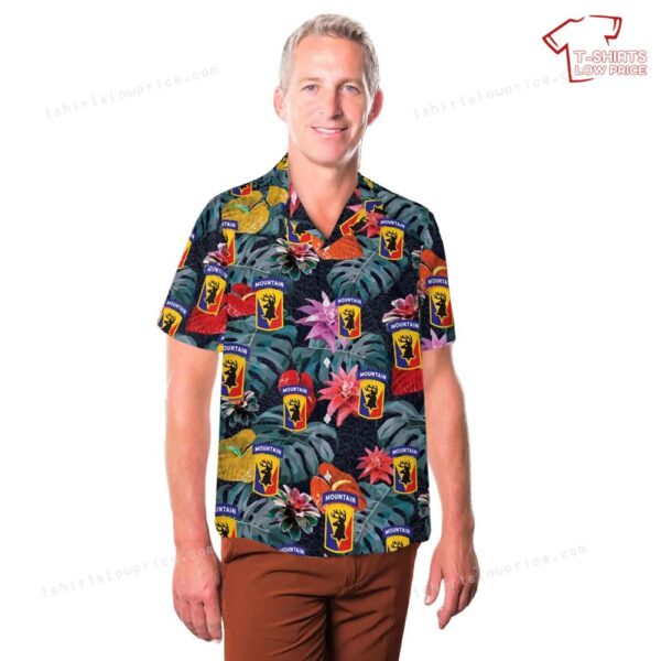 US Army 86th Infantry Brigade Combat Team (Mountain) (The Vermont Brigade) Hawaiian Shirt US Army 86th Infantry Brigade Combat Team (Mountain) (The Vermont Brigade) Hawaiian Shirt