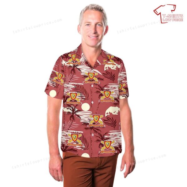 US Army 87th Armored Field Artillery Battalion – DUI w Br – Ribbon Hawaiian Shirt US Army 87th Armored Field Artillery Battalion – DUI w Br – Ribbon Hawaiian Shirt
