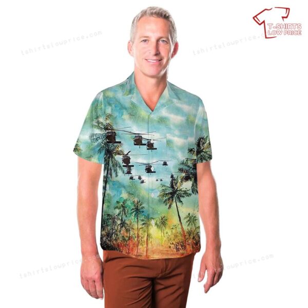 US Army 101st Aviation UH 60 Black Hawk helicopter Pocket Hawaiian Shirt US Army 101st Aviation UH 60 Black Hawk helicopter Pocket Hawaiian Shirt
