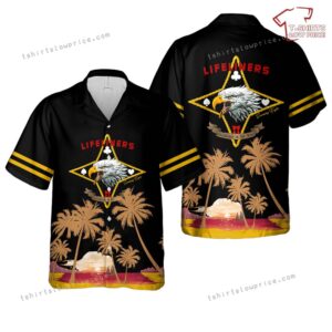US Army 101st Division Sustainment Brigade Lifeliners Hawaiian Shirt