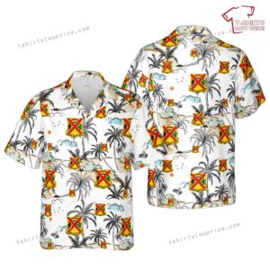 US Army 108th Cavalry Regiment Hawaiian Shirt US Army 108th Cavalry Regiment Hawaiian Shirt