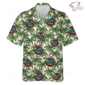 US Army 119th Assault Helicopter Company Hawaiian Shirt