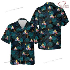 US Army 125th Armor Regiment Hawaiian Shirt US Army 125th Armor Regiment Hawaiian Shirt