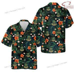 US Army 156th Armor Regiment Hawaiian Shirt US Army 156th Armor Regiment Hawaiian Shirt