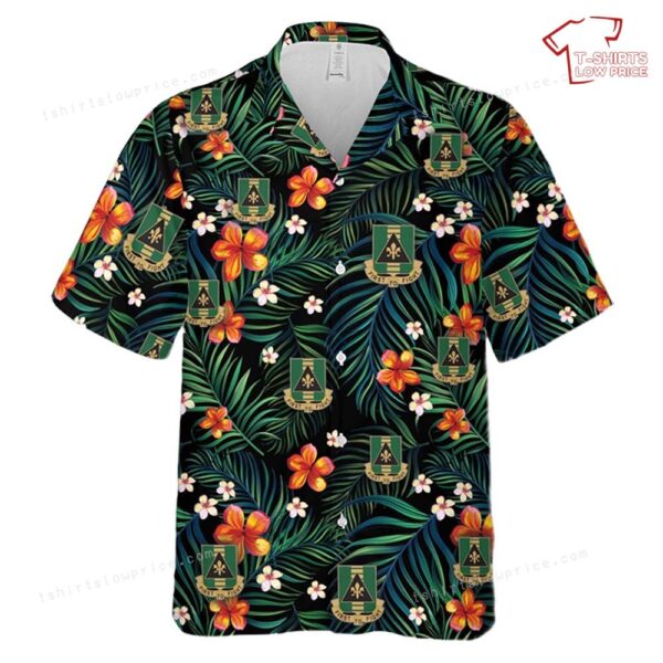 US Army 156th Armor Regiment Hawaiian Shirt US Army 156th Armor Regiment Hawaiian Shirt