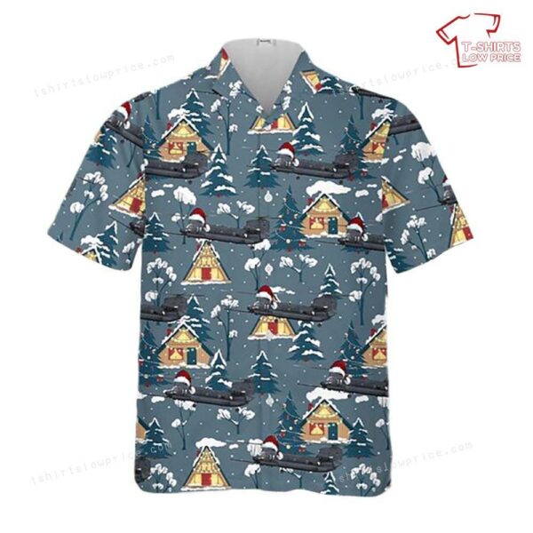 US Army 160th Special Operations Aviation Regiment MH-47G Chinook Christmas Hawaiian Shirt US Army 160th Special Operations Aviation Regiment MH-47G Chinook Christmas Hawaiian Shirt