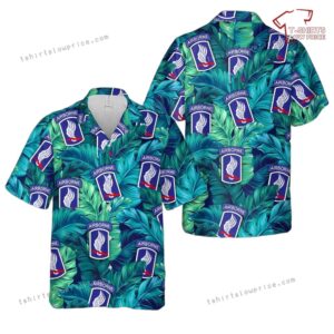 US Army 173rd Airborne Brigade Hawaiian Shirt