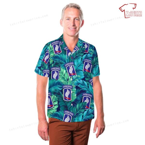 US Army 173rd Airborne Brigade Hawaiian Shirt US Army 173rd Airborne Brigade Hawaiian Shirt