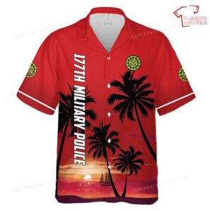 US Army 177th Military Police Brigade Hawaiian Shirt