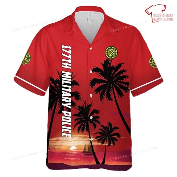 US Army 177th Military Police Brigade Hawaiian Shirt US Army 177th Military Police Brigade Hawaiian Shirt