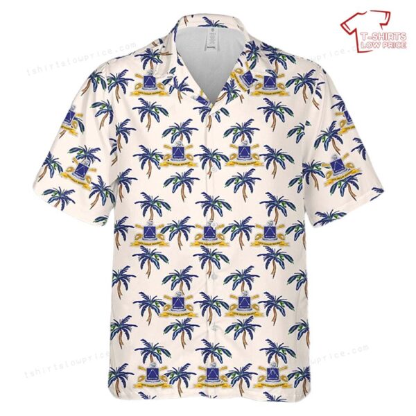 US Army 180th Cavalry Regiment w Br Ribbon Hawaiian Shirt US Army 180th Cavalry Regiment w Br Ribbon Hawaiian Shirt