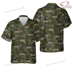 US Army 101st ABN Pathfinder DET Hawaiian Shirt