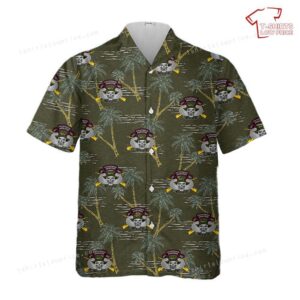 US Army 101st ABN Pathfinder DET Hawaiian Shirt