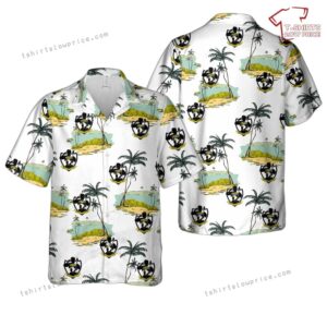 US Army 101st Airborne Division (Air Assault) Band Hawaiian Shirt