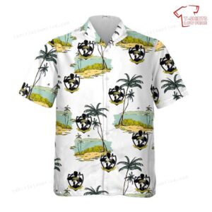 US Army 101st Airborne Division (Air Assault) Band Hawaiian Shirt