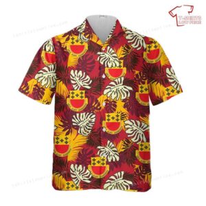 US Army 196th Armor Regiment Hawaiian Shirt