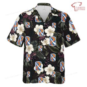 US Army 198th Infantry Brigade Hawaiian Shirt