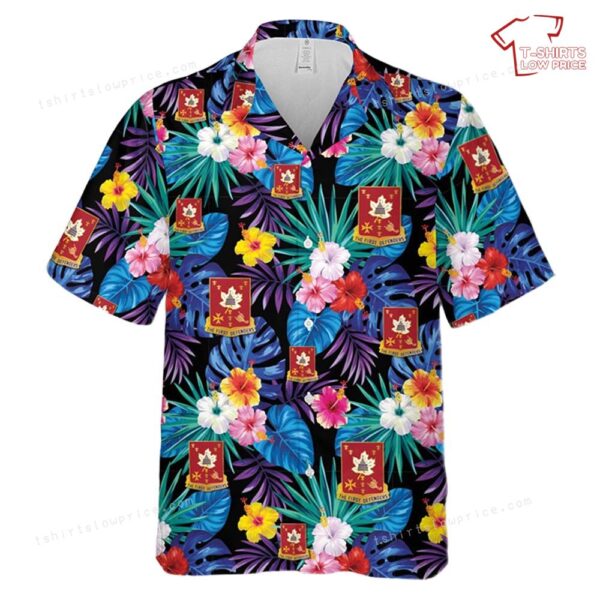 US Army 213 Air Defense Artillery Regiment Hawaiian Shirt US Army 213 Air Defense Artillery Regiment Hawaiian Shirt