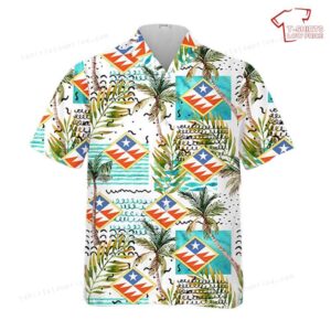 US Army 261st Theater Tactical Signal Brigade Delaware Army National Guard Hawaiian Shirt