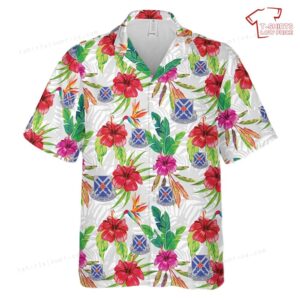 US Army 305th Military Intelligence Battalion Hawaiian Shirt
