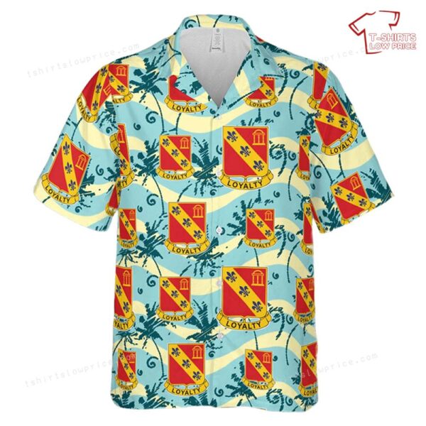 US Army 319th Field Artillery Regiment Hawaiian Shirt US Army 319th Field Artillery Regiment Hawaiian Shirt
