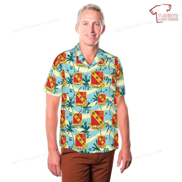 US Army 319th Field Artillery Regiment Hawaiian Shirt US Army 319th Field Artillery Regiment Hawaiian Shirt