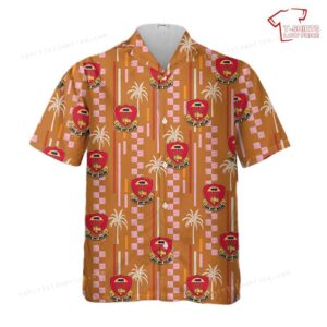 US Army 376th Parachute Field Artillery Battalion (376th PFAB) Hawaiian Shirt