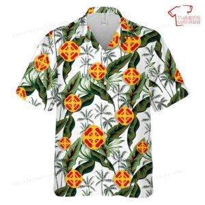US Army 428th Field Artillery Brigade Hawaiian Shirt
