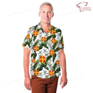 US Army 428th Field Artillery Brigade Hawaiian Shirt 3