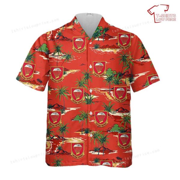 US Army 456th Parachute Field Artillery Battalion Hawaiian Shirt US Army 456th Parachute Field Artillery Battalion Hawaiian Shirt