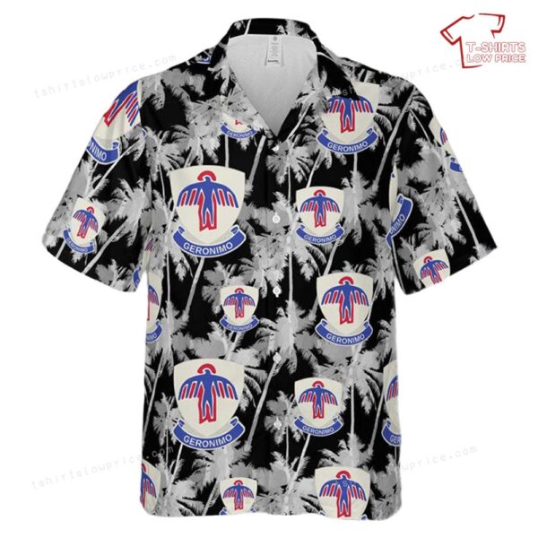 US Army 501st Airborne Geronimo Hawaiian Shirt US Army 501st Airborne Geronimo Hawaiian Shirt