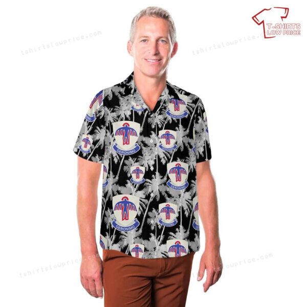 US Army 501st Airborne Geronimo Hawaiian Shirt US Army 501st Airborne Geronimo Hawaiian Shirt