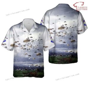 US Army 501st Infantry Regiment (United States) Parachute jumps in Alaska Hawaiian Shirt