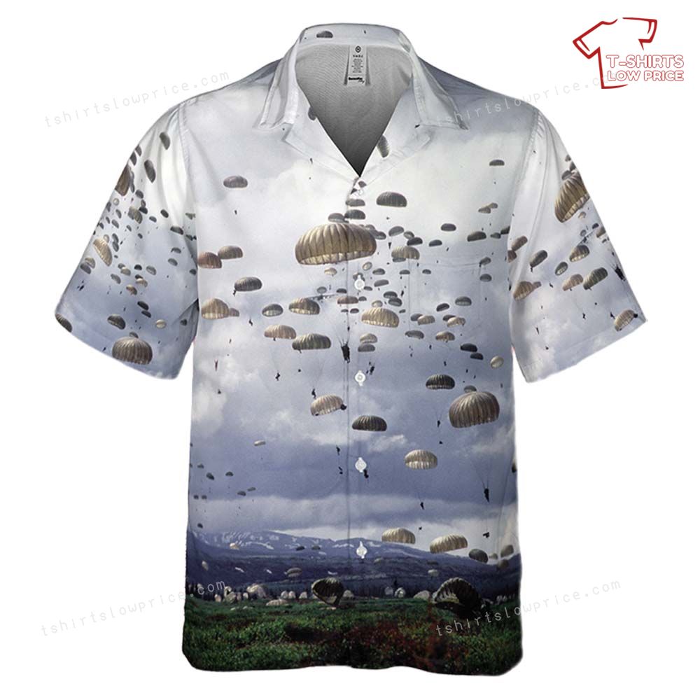 US Army 501st Infantry Regiment United States Parachute jumps in Alaska Pocket Hawaiian Shirt 2 US Army 501st Infantry Regiment United States Parachute jumps in Alaska Pocket Hawaiian Shirt 2