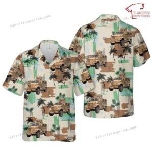 US Army 501st Military Police Company MRAP 147 Hawaiian Shirt