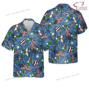 US Army 75th Ranger Regiment, 4th Of July Hawaiian Shirt