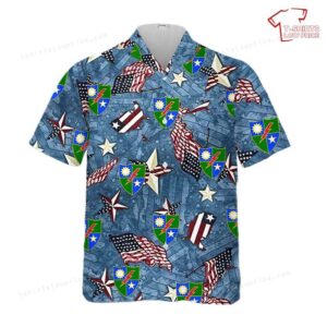 US Army 75th Ranger Regiment, 4th Of July Hawaiian Shirt