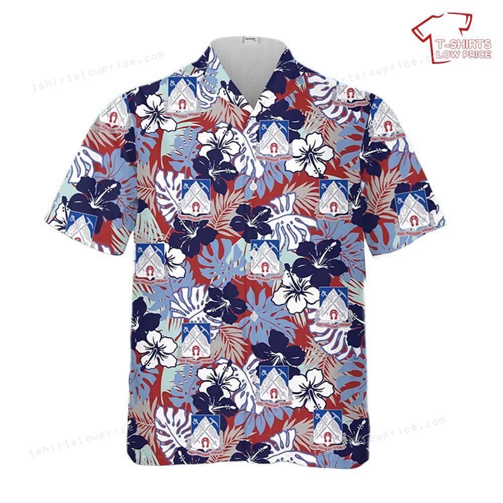 US Army 87th Infantry Regiment Hawaiian Shirt 2 US Army 87th Infantry Regiment Hawaiian Shirt 2