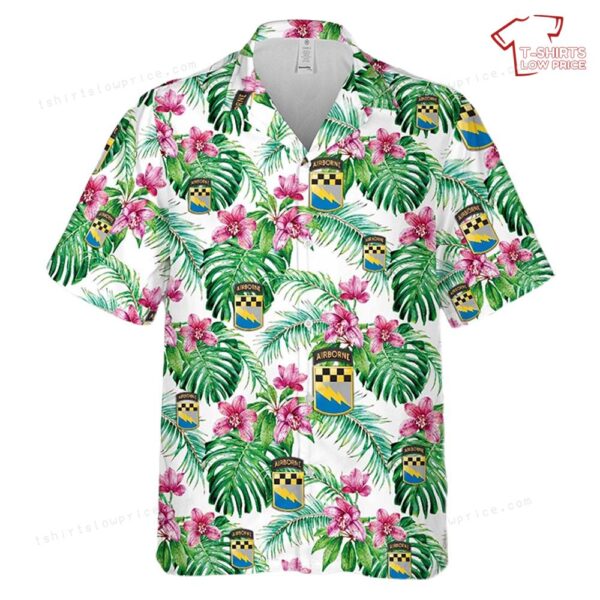 US Army 525th Military Intelligence Brigade (Airborne) Hawaiian Shirt US Army 525th Military Intelligence Brigade (Airborne) Hawaiian Shirt