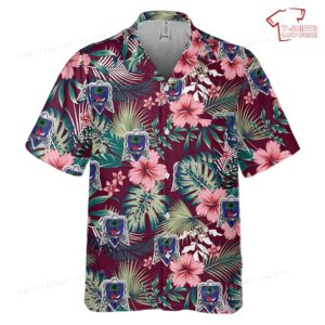 US Army 551st Parachute Infantry Battalion (551st PIB) Pocket Hawaiian Shirt