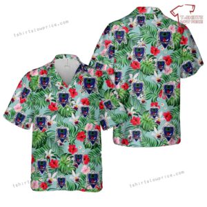 US Army 551st Parachute Infantry Regiment Airborne Hawaiian Shirt