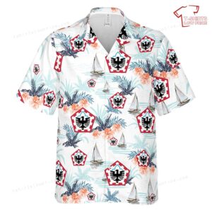 US Army 555th Engineer Brigade Hawaiian Shirt