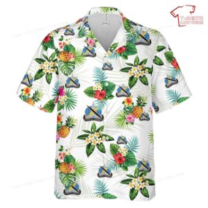 US Army 743rd Military Intelligence Battalion Hawaiian Shirt