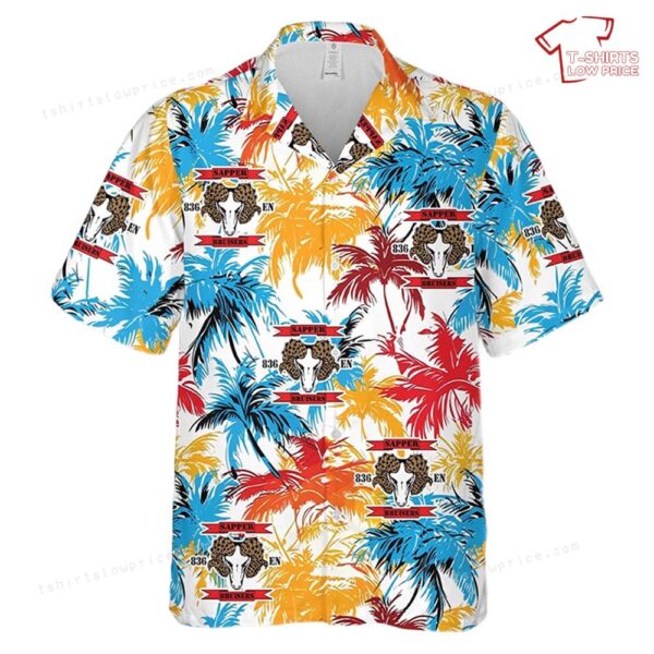 US Army 836th Sapper Company Hawaiian Shirt US Army 836th Sapper Company Hawaiian Shirt