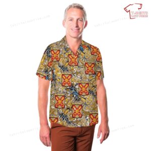 US Army 927th Combat Service Support Battalion Hawaiian Shirt 3