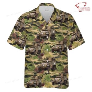 US Army 1943 White M16A2 MGMC Hawaiian Shirt